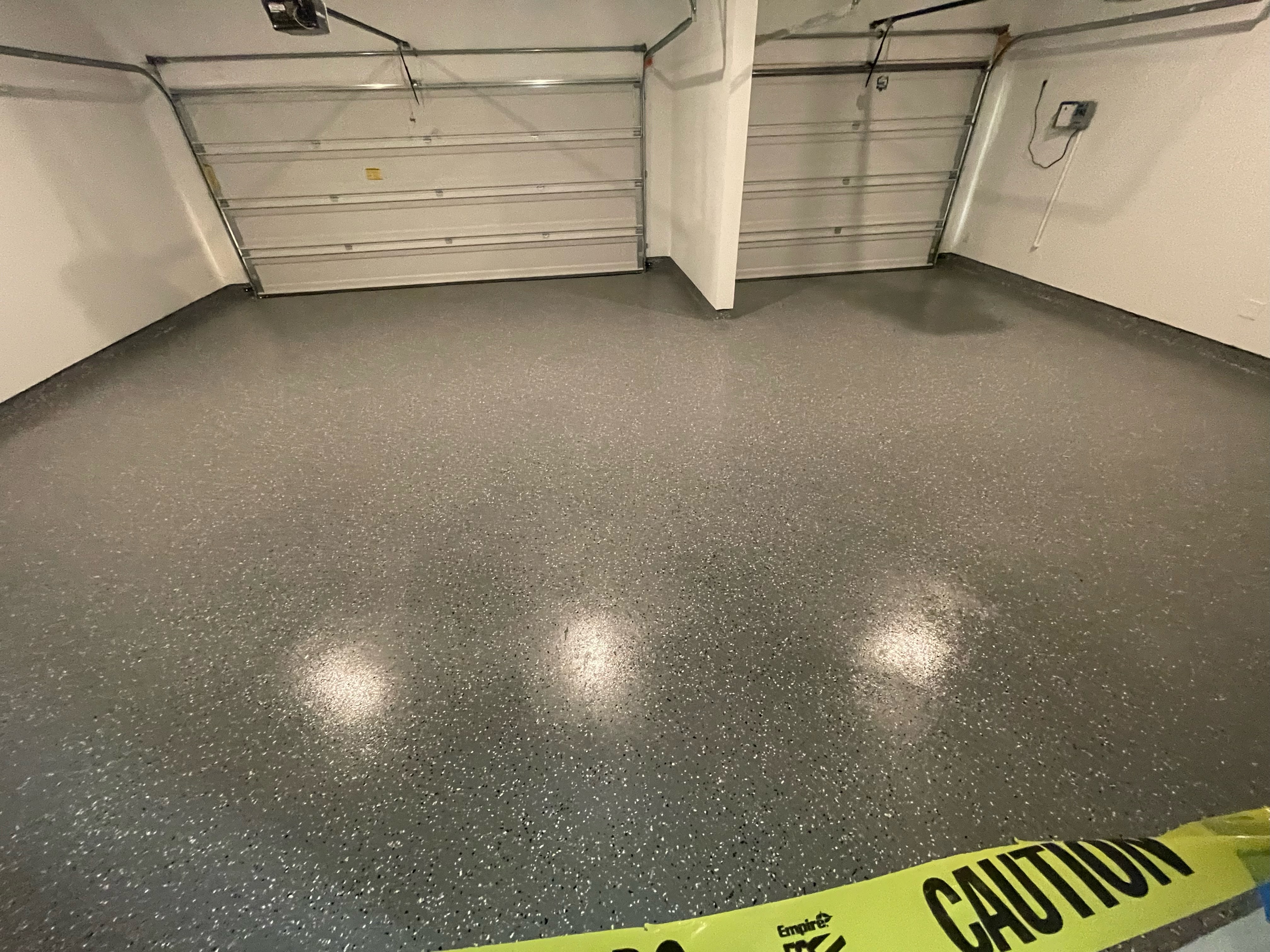 Fresh Garage Epoxy Just Completed