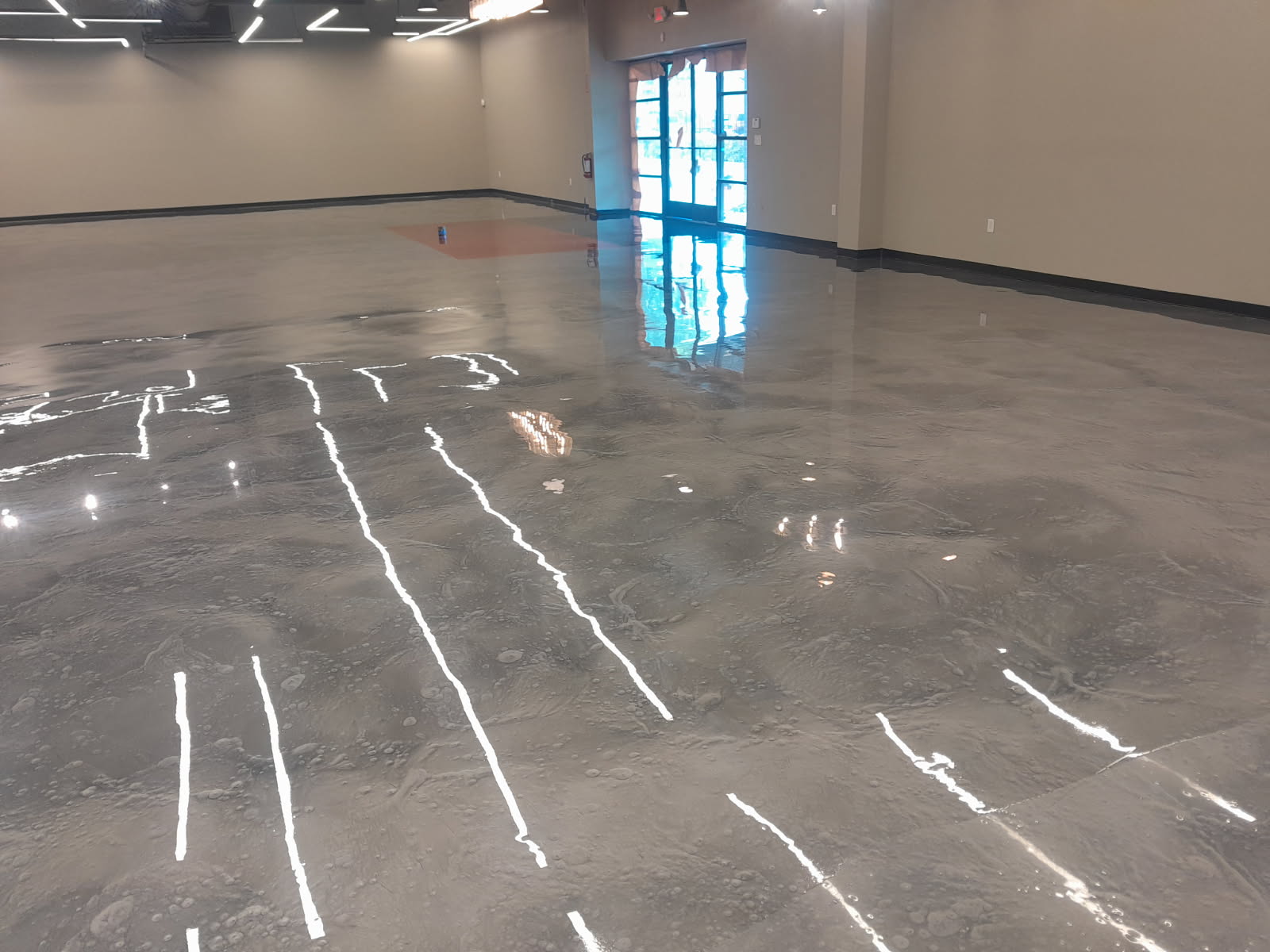 Metallic Epoxy Commercial Space